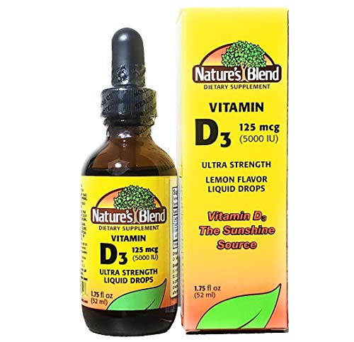 Nature’s Blend Vitamin D3 Drops, 5000 Iu #TOP17