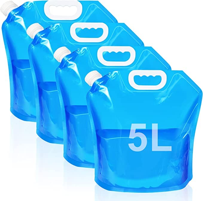 Annkabel Faltbarer Wasserbehälter 5L/10L, Flexibler Wasserkanister Tragbar...