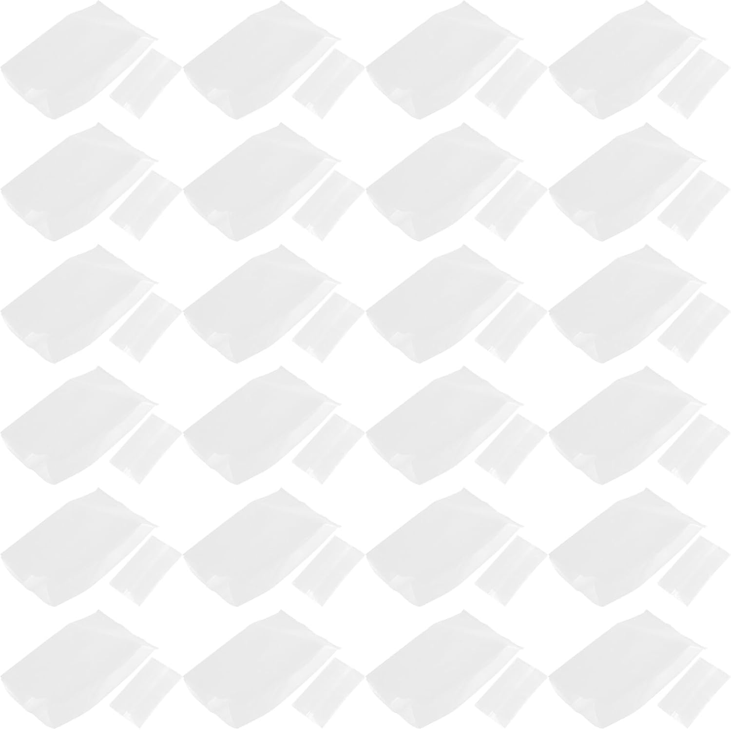 Kisangel 200pcs Non-Woven Fabric Nursery Bags for Seedlings, Breathable Planting Pouches, 8x10cm 20x20cm Grow Bags for Vegetables Flowers Herbs Gardening