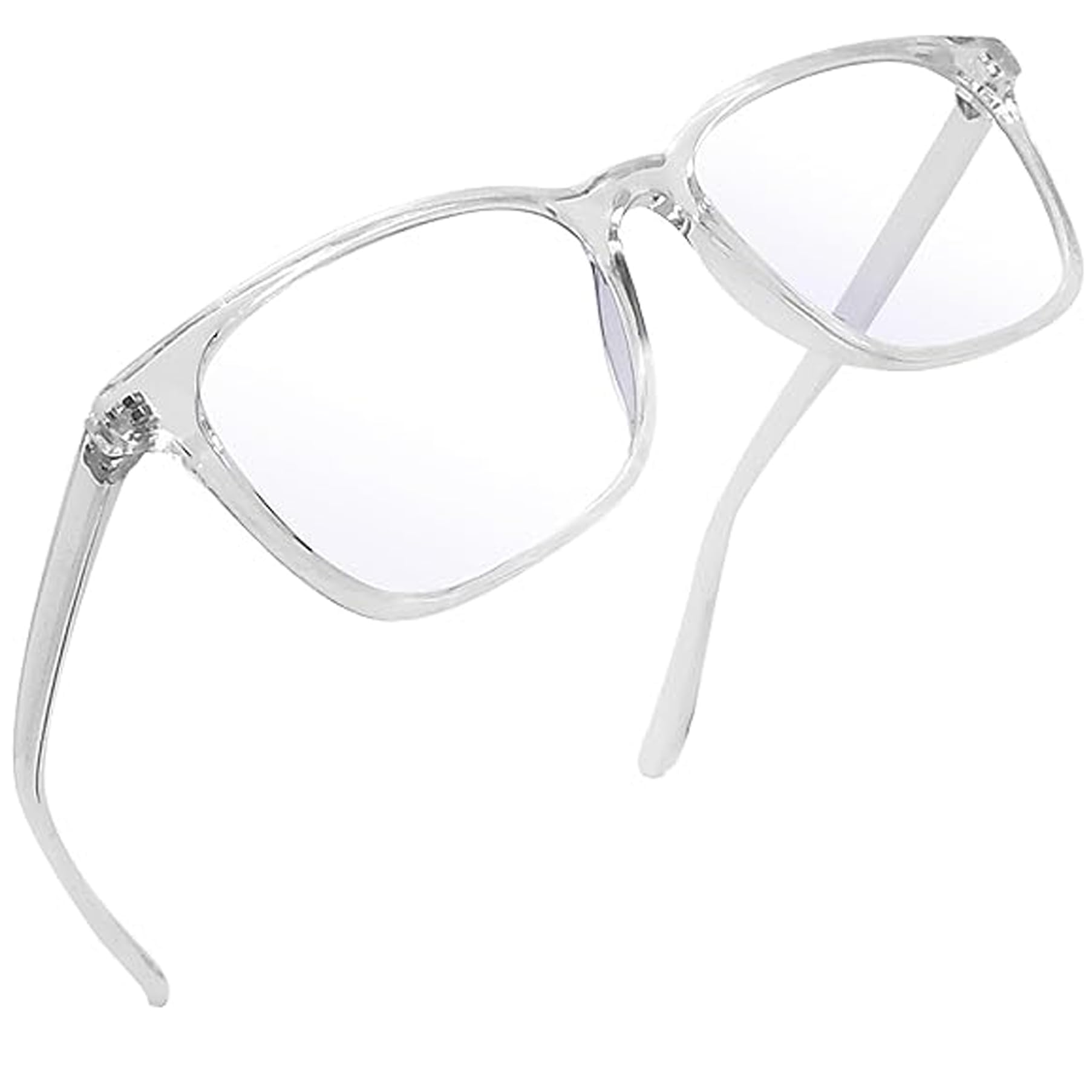 Joopin Occhiali Filtro Luce Blu Lenti Trasparenti 100% Anti Luce Blu Uomo Donna Occhiali Computer Gaming Adatto per Schermi Giochi Televisori Telefoni Cellulari