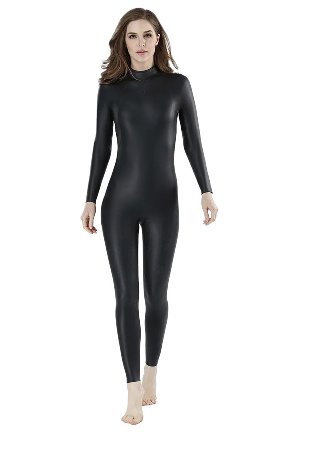 Neopreno Hombre Traje De Neopreno Elástico De 3 Mm For Hombre Y Mujer, Buceo Libre, Baño De Celda Abierta Que Mantiene El Calor, Una Pieza