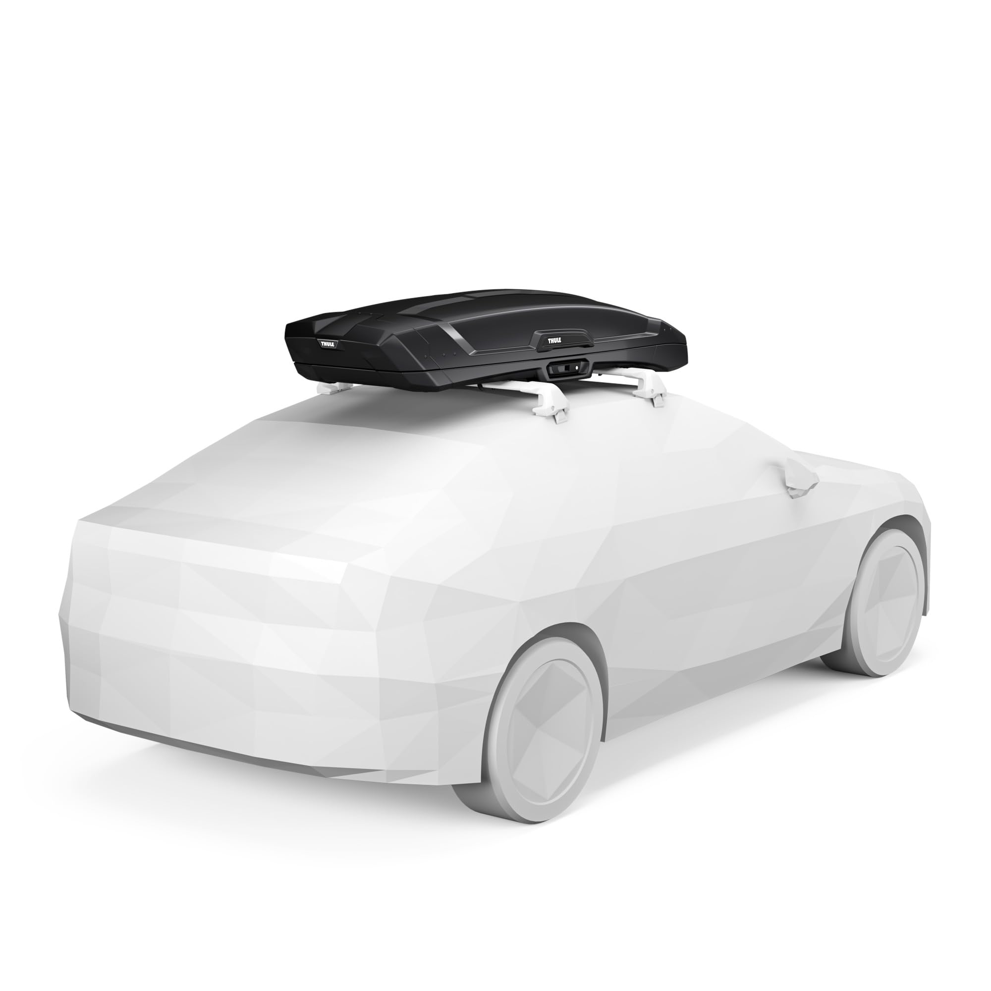 Thule Unisex Vector Box dachowy, czarny metaliczny, średni