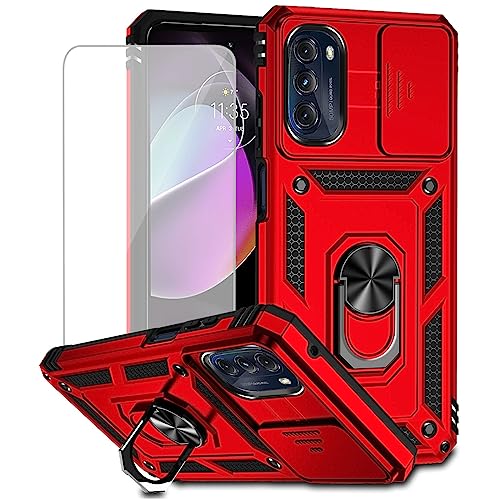 Coque Moto G 5G 2022 rouge idéale pour les activités extérieures et les trajets