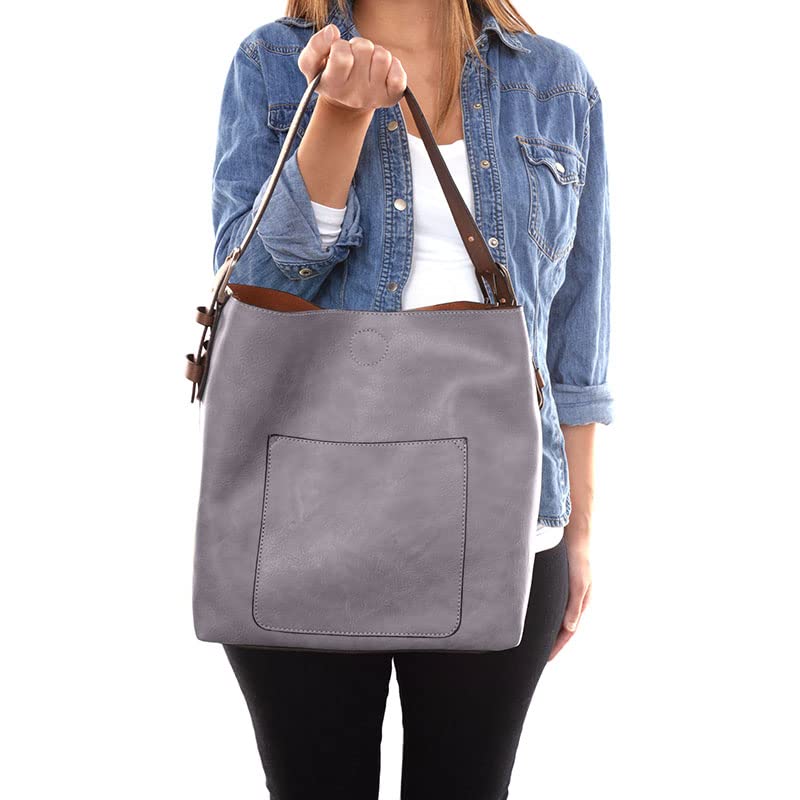 Image of Joy Susan Womens Faux Leather: Hobo 2-in-1 Handbag