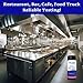 200 Chlorine Test Strips for Food Service 0-500 ppm (Value Pack) - Bleach Sanitizer Test Strips Food Service - Sanitizer Testing Strip - Chlorine Tester - Restaurant Supplies