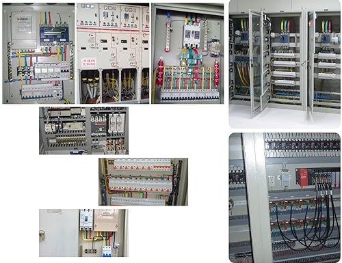 Borniers à vis double rangée LBY 30A connecteurs fourche noir