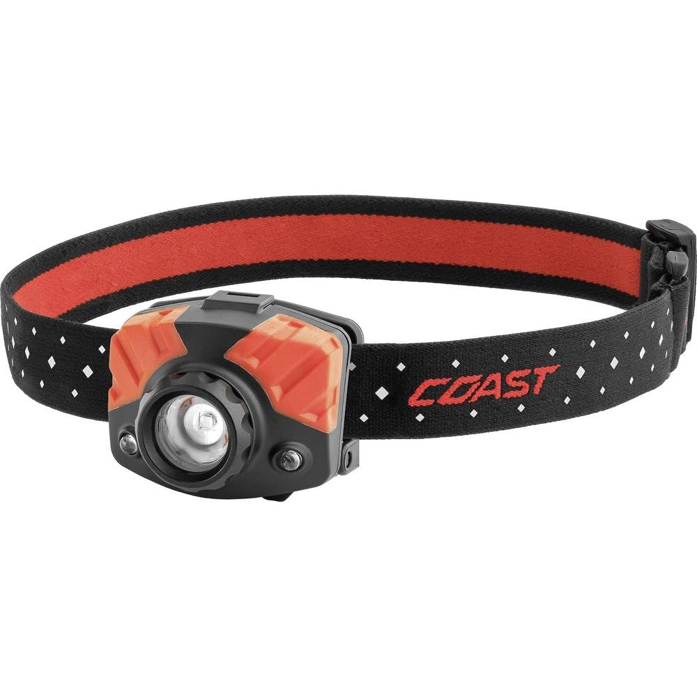 COAST FL75R Akumulator 530 lumenów dwukolorowy reflektor LED Twist Focus, czarny
