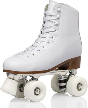 roller skates rollerblades quad skates inline skates roller shoes four wheel roller skates double row skates breathable durable safety sports outdoor kids adult students unisex advanced beginners junior 22.5-27cm