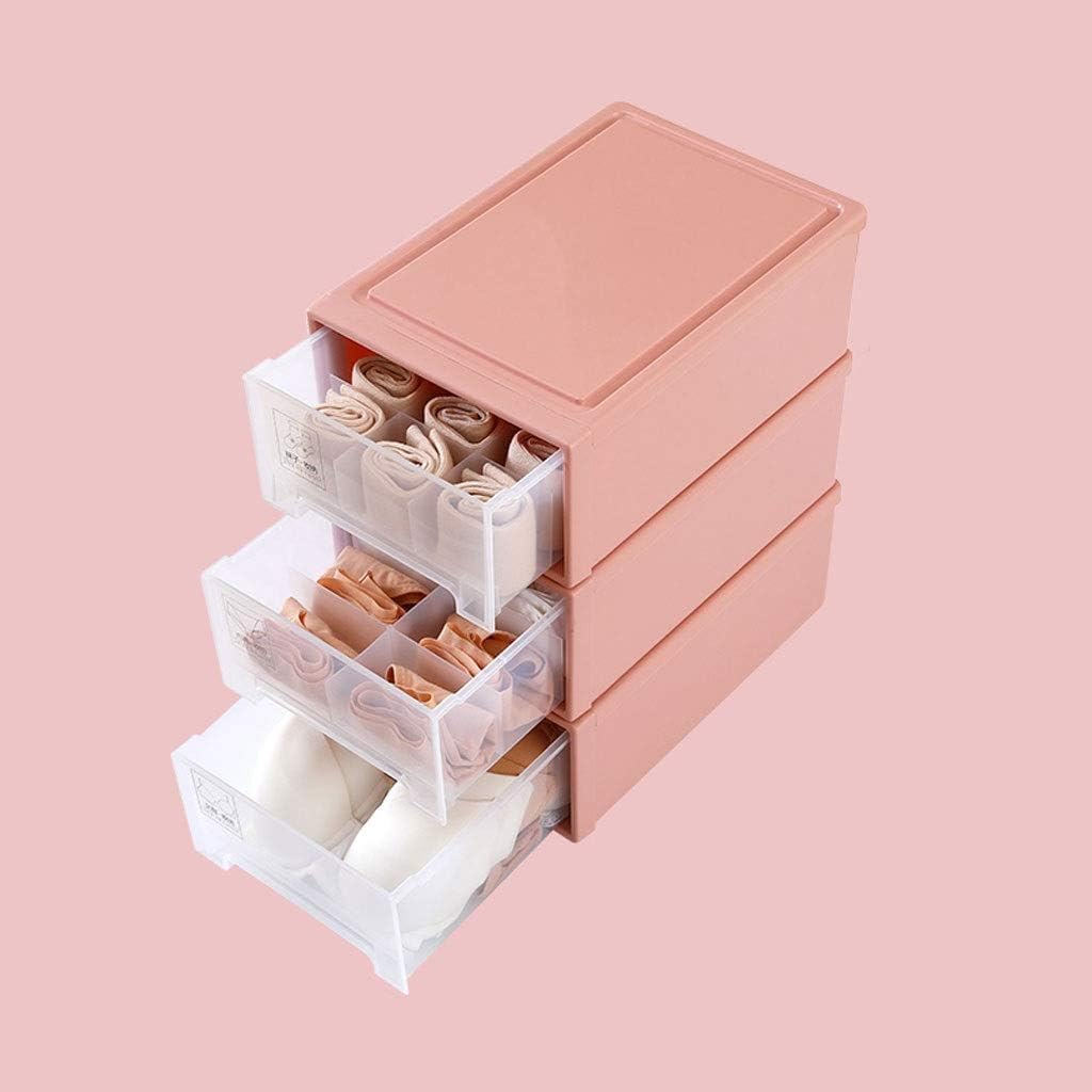 Unterwäsche-Schubladen-Organizer, Trennwand, Unterwäsche-Aufbewahrungsbox, Unterwäsche-Schubladen-Organizer, Schubladen-Organizer for Make-up, Badezimmer, Schminktisch, Kunststoff-Aufbewahrungsbox for