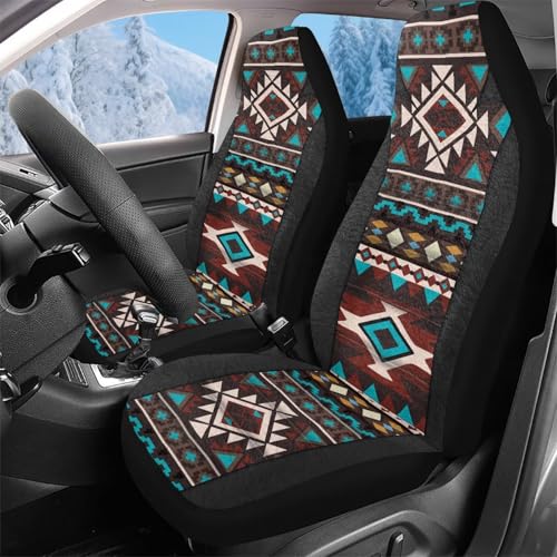 Housses de siège de voiture avant Navajo pour protéger vos sièges des taches de café