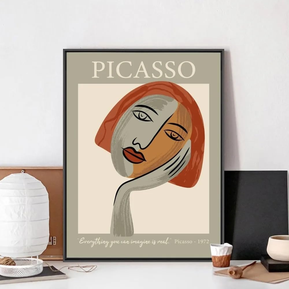 Impression Picasso pour salon décoration murale sans cadre