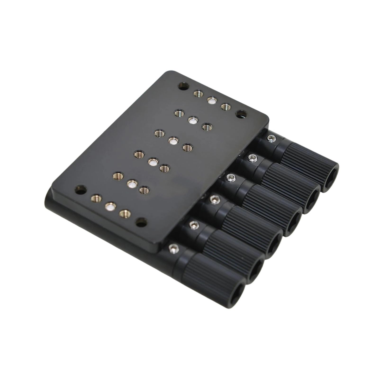 Un Juego De 6 Cuerdas Adecuadas Para Guitarras Eléctricas Sin Cabeza Con Un Solo Puente. | Puente de guitarra