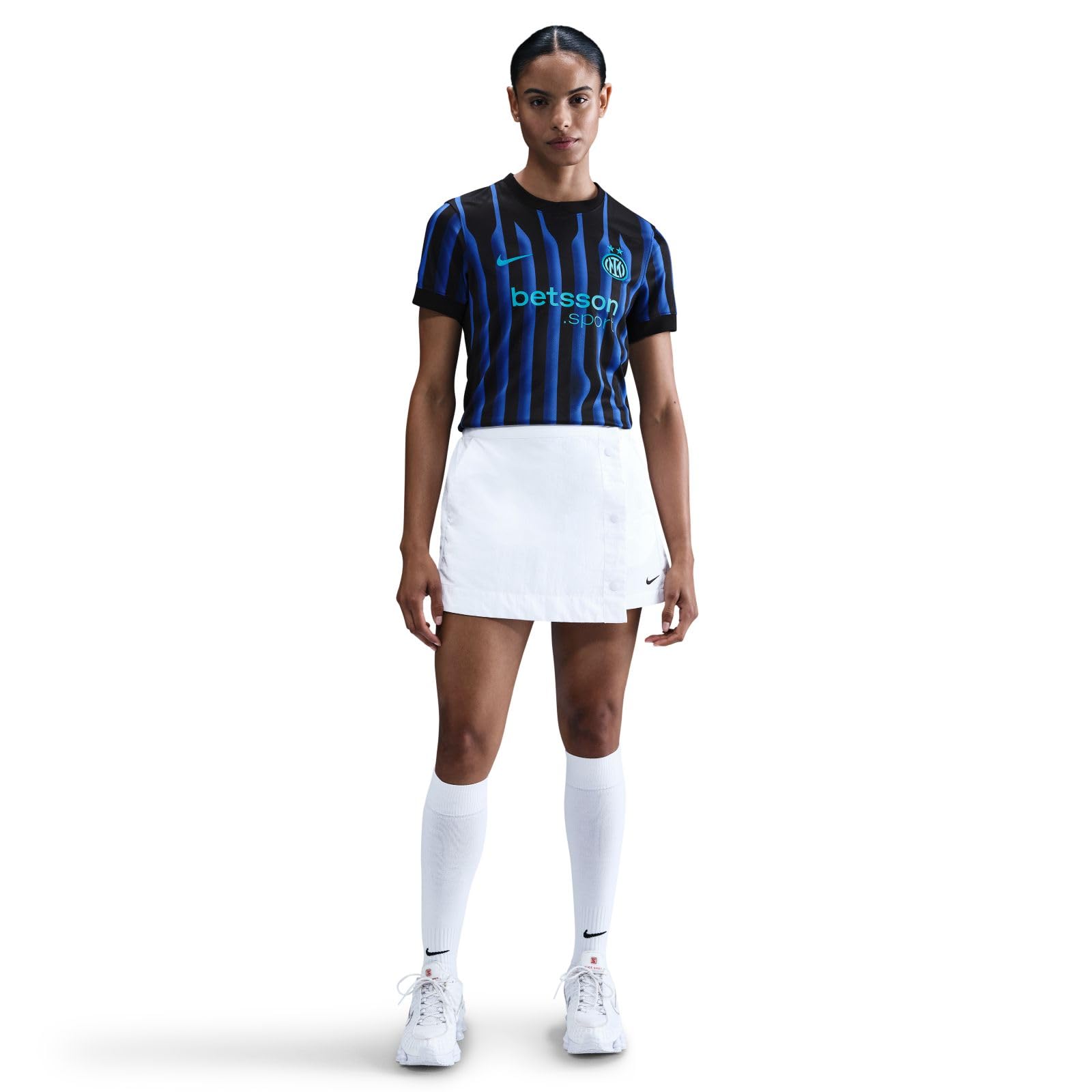Inter Mailand 2025/26 Stadium Home Nike Dri-FIT Replika-Fußballtrikot für Damen, HJ5097