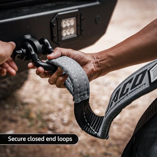 JACO 4X4 TowPro Recovery Tow Strap - 3 inch x 20 ft | Off Road Towing Rope (31,542 lbs) - Thumbnail 3