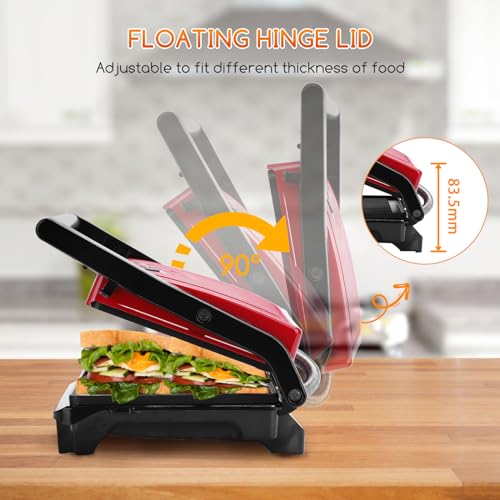 Aigostar Kontaktgrill für Sandwiches und Steak