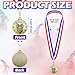 Remuuly 30-60 Pcs Goat Medals Bulk Greatest of All Time Medals MVP Award with Neck Ribbon All Time Goat Trophy Gold Champion Prize for Team Events, Sports Competitions(30)