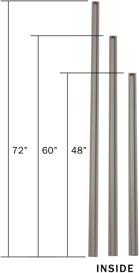 GOF Office Partition Single Panel (2 End Bars 72" h) 6ft