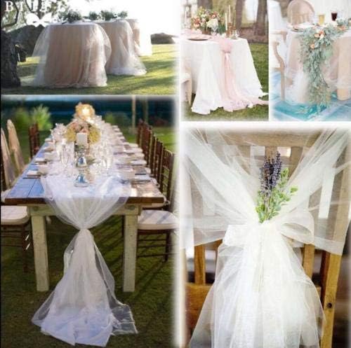 Tulle Roll 6 inches x 100 Yards Fabric Spool for Wraping Crafts Bow Tutu Skirt Wedding Party Birthday Festival Décor