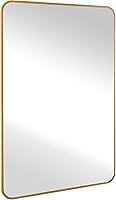 Vista 11 de CULER Espejo de pared de baño, espejo rectangular de vidrio templado moderno de 20 x 30 pulgadas para dormitorio, sala de estar, entrada