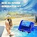 EcoPooluxe HCD-55 Spa Ozone Generator – Universal Hot Tub & Cold Plunge Ozonator, 200/300 mg/hr Output, Compatible with 120V/240V, Easy-to-Install Kit for Pools & Spas Up to 1500 Gallons