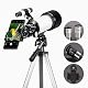 Gosky 70mm Refraktor-Teleskop mit Okularen und 3-fach Barlow-Objektiv