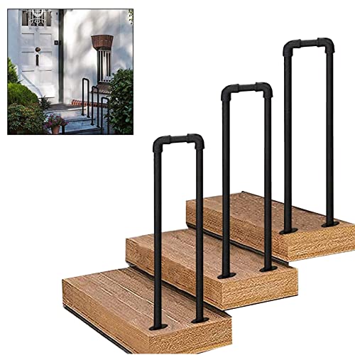 Main courante d'escalier intérieure industrielle avec kit de fixation