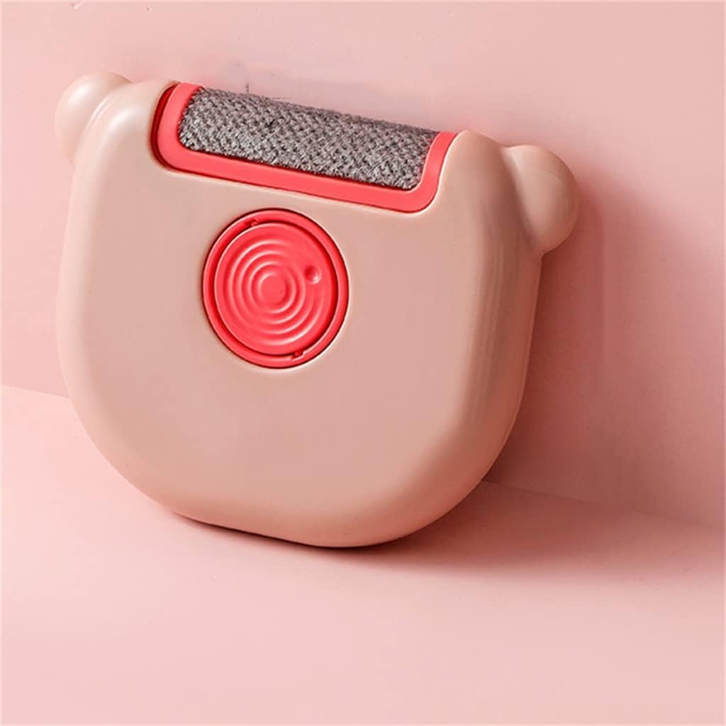Cartoon Portable Removal Brush Sweater Scraper Rotary Drum Sticker for Clothing Sofa Car Seat Plush Toys(E)