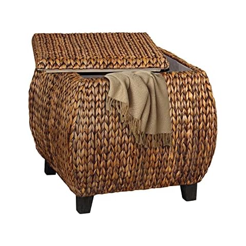 Giofanzo Gold Rattan Ottoman Cover