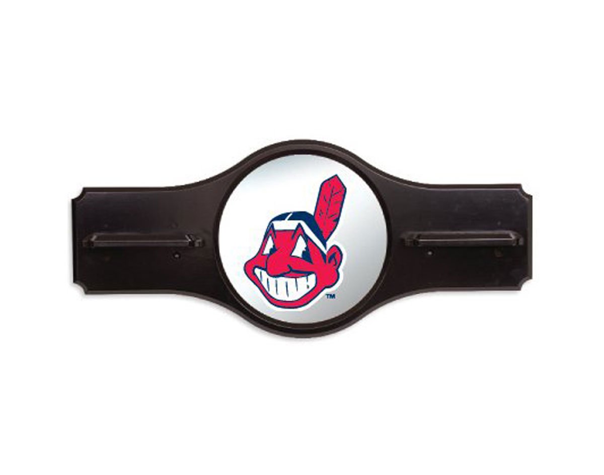 Imperial MLB Cleveland Indians Pool Billiard Mirrored Wall Cue Rack