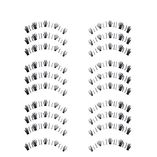 Preisvergleich Produktbild Bluelans® 10 Paar Unterwimpern Falsche künstliche Wimpern Schwarz Eyelasches Wimpernverlängerung Make-up (HX-10)