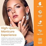 VANREESA Gel Nail Polish Set with Lamp Starter Kit 24 Colours Gel Nail Kit Nude Pink Green Spring Summer Colours Gels Polish Set with Manicure Tools for Beginners DIY at Home Gifts for Women - Image 3