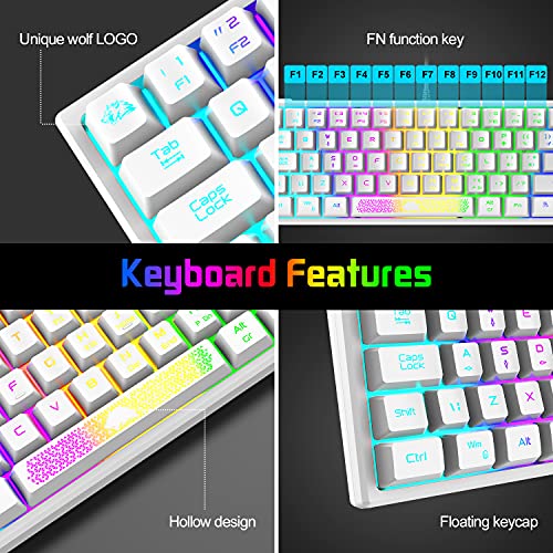 Mini clavier portable 60% RVB et souris pour setup gaming compact - 5
