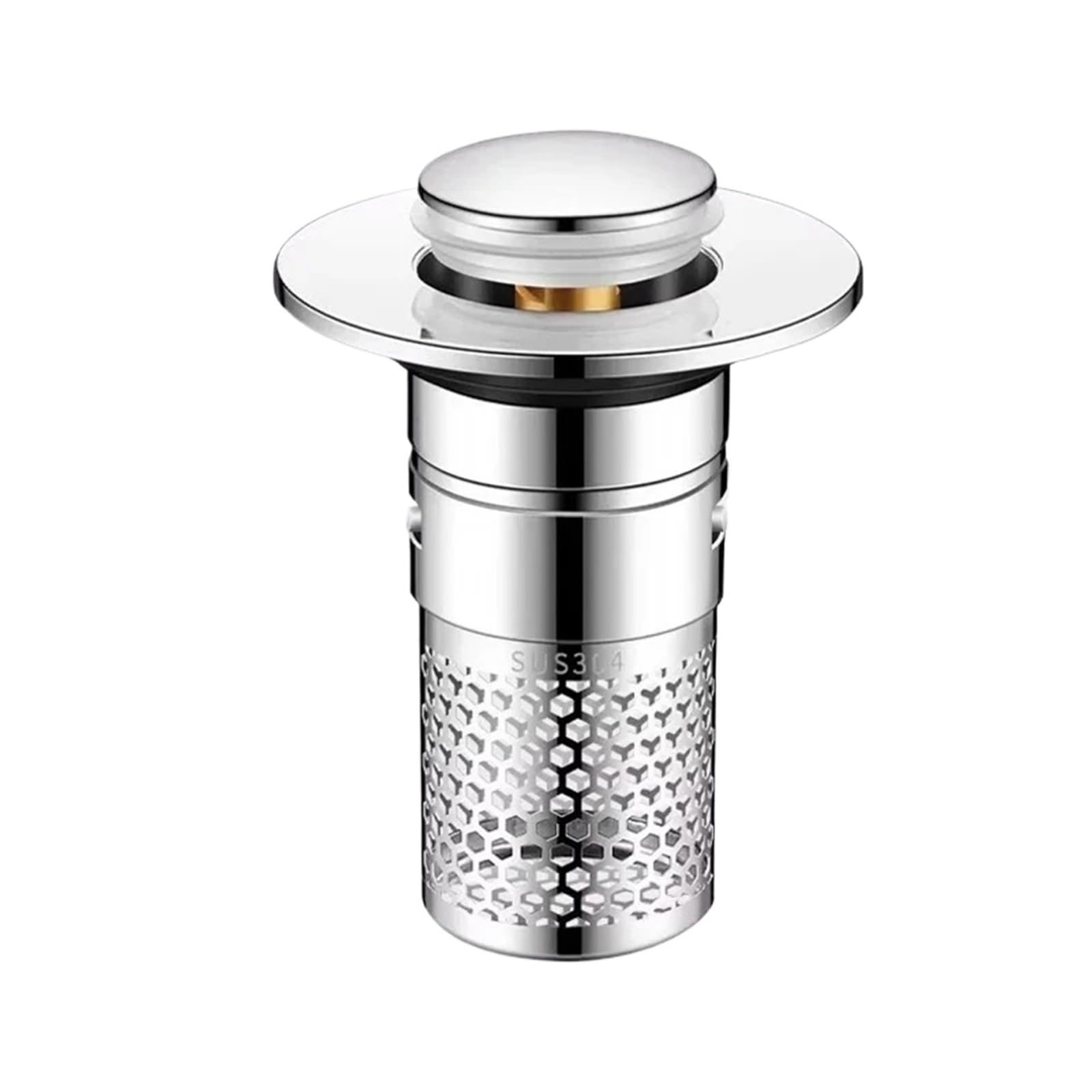 3pcs Washbasin Leak Plug Floor Drain Filter Anti Odor Pop-Up Bounce Core Basin Stopper Hair Sink Strainer For Bathroom