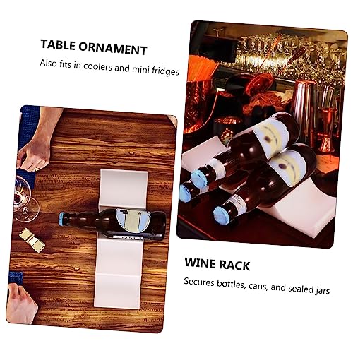 Soporte para botellas de vino estilo europeo 4pcs miniatura 4