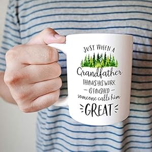 Youniquedesignsgreatgrandpaannouncementmug11ouncespregnancyannouncementgreatgrandparentsgiftwhite Urban Country Home Decor Younique designs great grandpa announcement mug 11 ounces pregnancy announcement great grandparents gift white urban country home decor