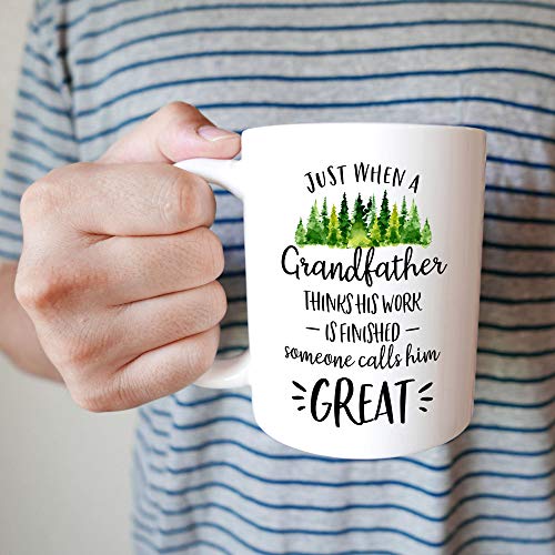 Youniquedesignsgreatgrandpaannouncementmug11ouncespregnancyannouncementgreatgrandparentsgiftwhite Urban Country Home Decor Younique designs great grandpa announcement mug 11 ounces pregnancy announcement great grandparents gift white urban country home decor