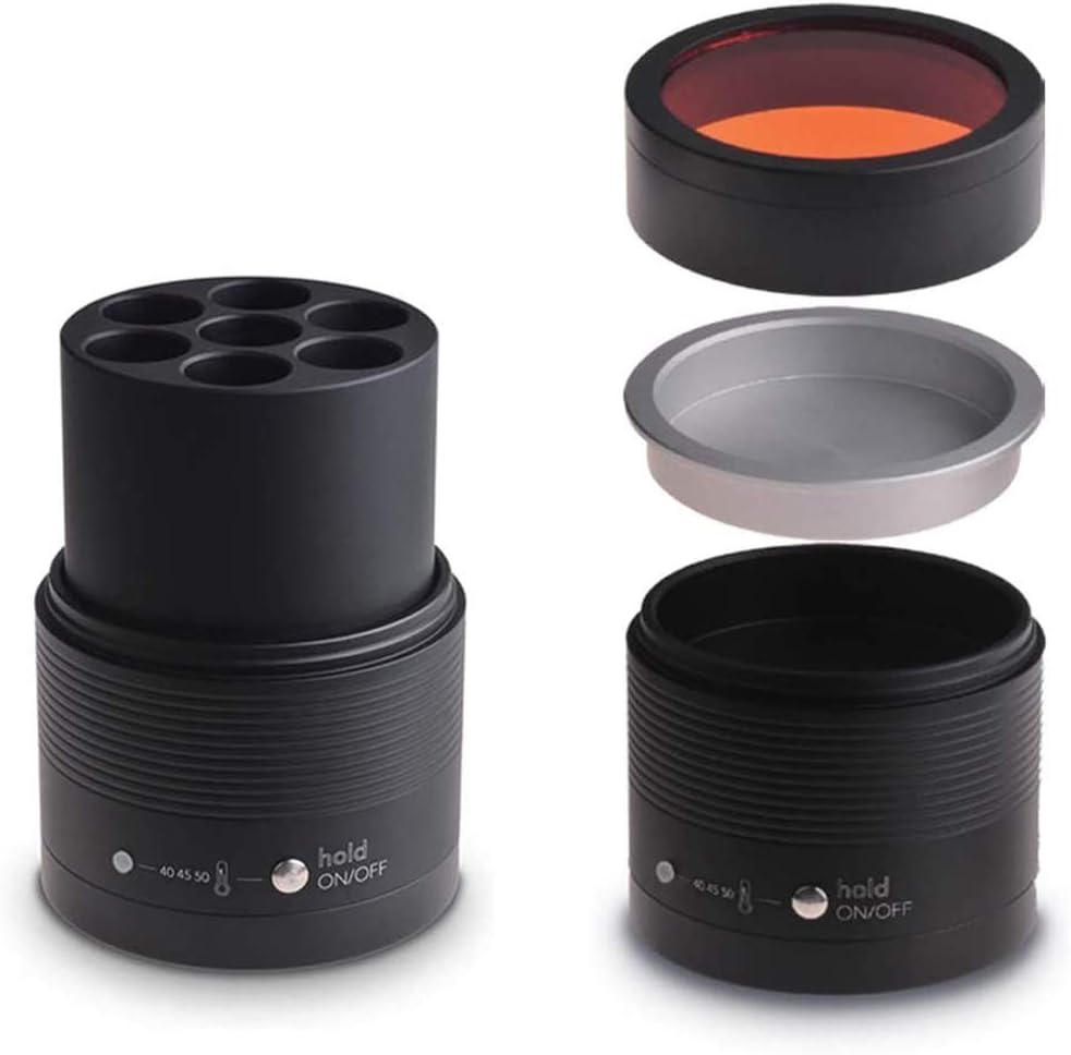 Dental Resin Composite Softener Heater Dental Material Warmer with Light Filter Cover 40℃-50℃ 110V