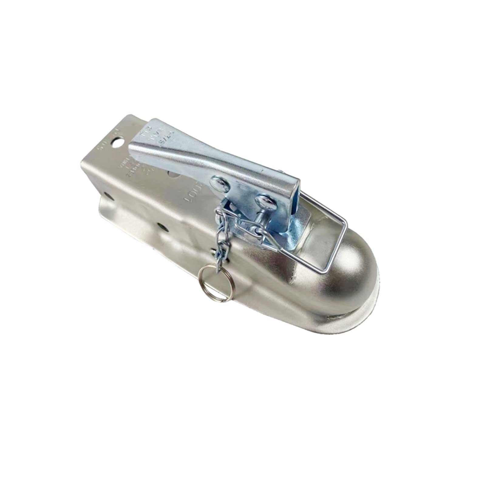 Zaczep do przyczepy, 1-7/8 "X 2" Sprzęgło przyczepy piłką Czapka 2000 funtów Hitch z powrotem łącznik prosty Rv. Części Camper Caravan Akcesoria(With Clip)
