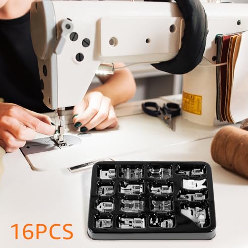 Set de 16 Pies para Máquina de Coser Metal miniatura 6