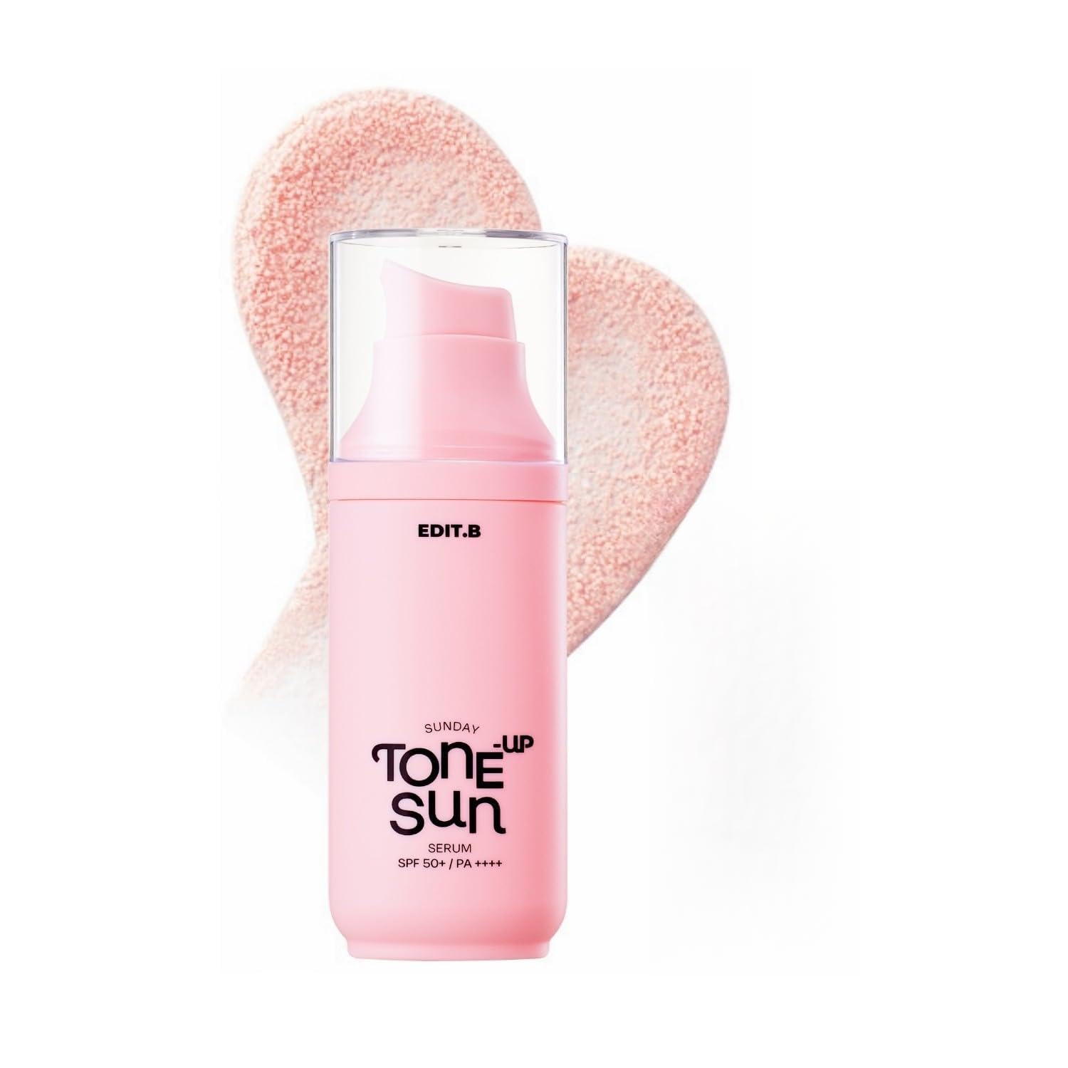 Ton Eşitleyici Pembe Tonlu Güneş Koruyucu Serum Edit.b Sunday Tone Up Sun Serum Pink 55ml