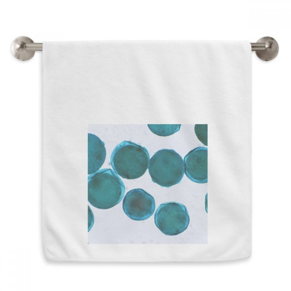 Serviette moelleuse Créature Bleu de qualité supérieure motif diadème blanc
