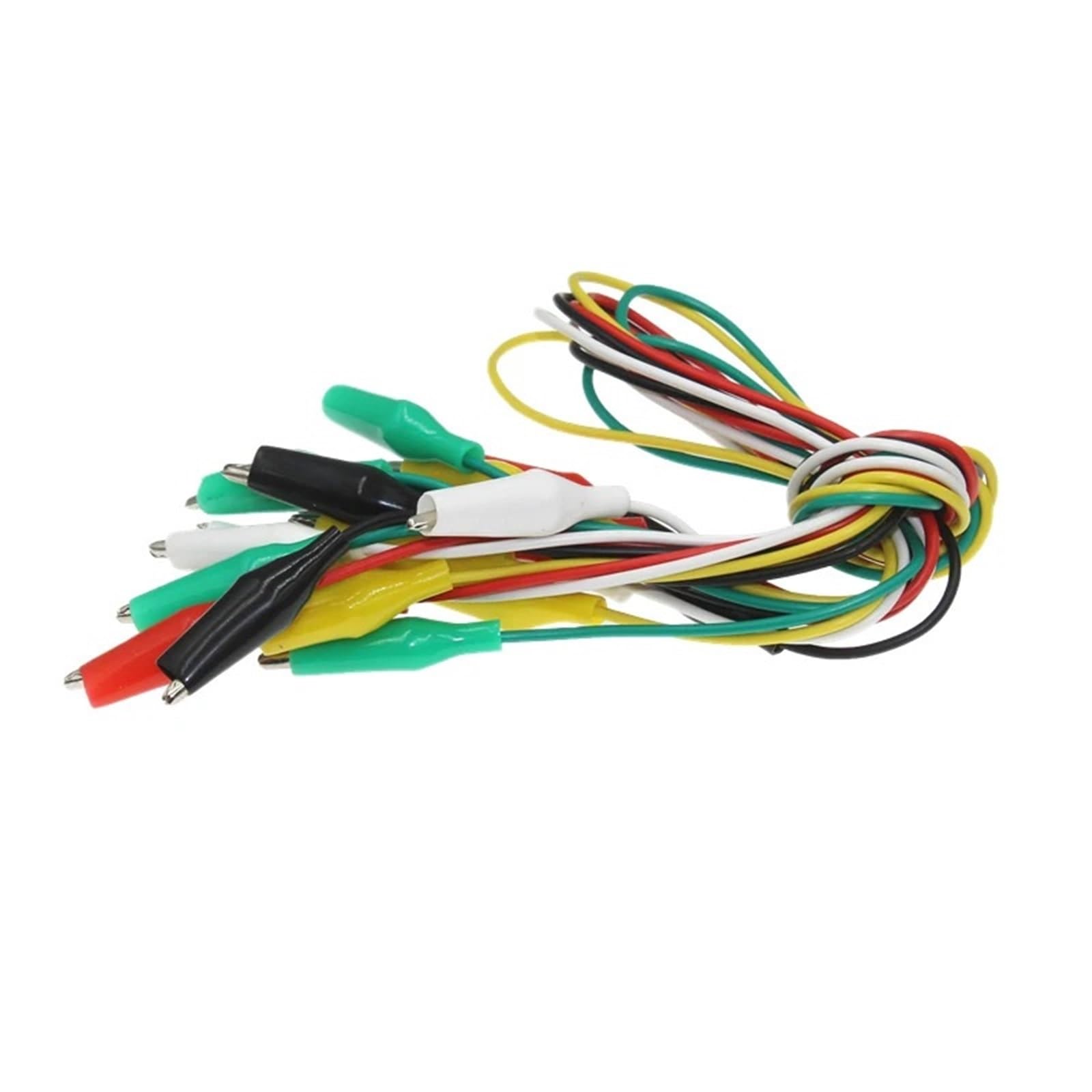 Długość linii 30 cm klips krokodylkowy numer 35 mm 28 mm podwójnie zakończone klipsy krokodyla klipsy do kabli testowanie drutu klips 5 szt. (5 szt. czerwony 35 mm)