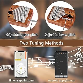 Kalimba 17 Clés Pouce Piano, Portable Doigt Piano Instrument de Musique, Bois Africain de Haute Qualité, Kalimba… - Les Beatles, Paul McCartney, John Lennon, RIngo Starr, George Harrison Kalimba 17 Clés Pouce Piano, Portable Doigt Piano Instrument de Musique, Bois Africain de Haute Qualité, Kalimba… – Image 5
