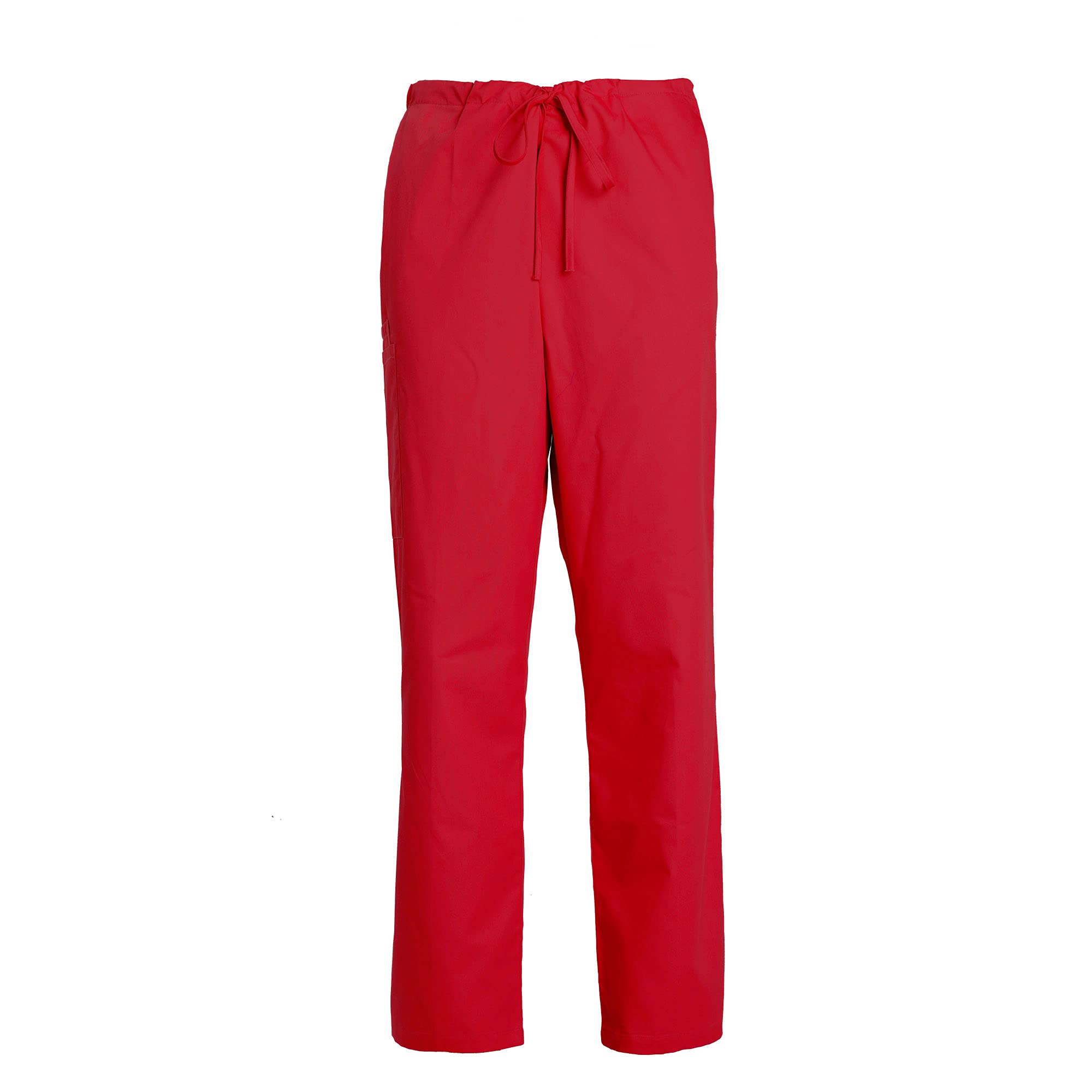 Tailor's Women's Red Scrub Trousers Drawstring Cargo Scrub Pants
