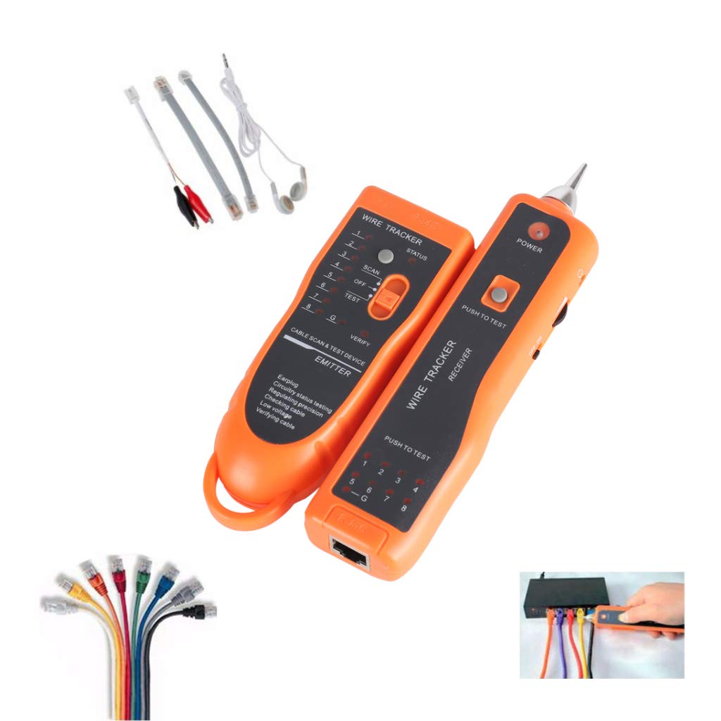 Cable de red telefónica Cable LAN RJ45 RJ11 Tracker Tóner Trackers Tester