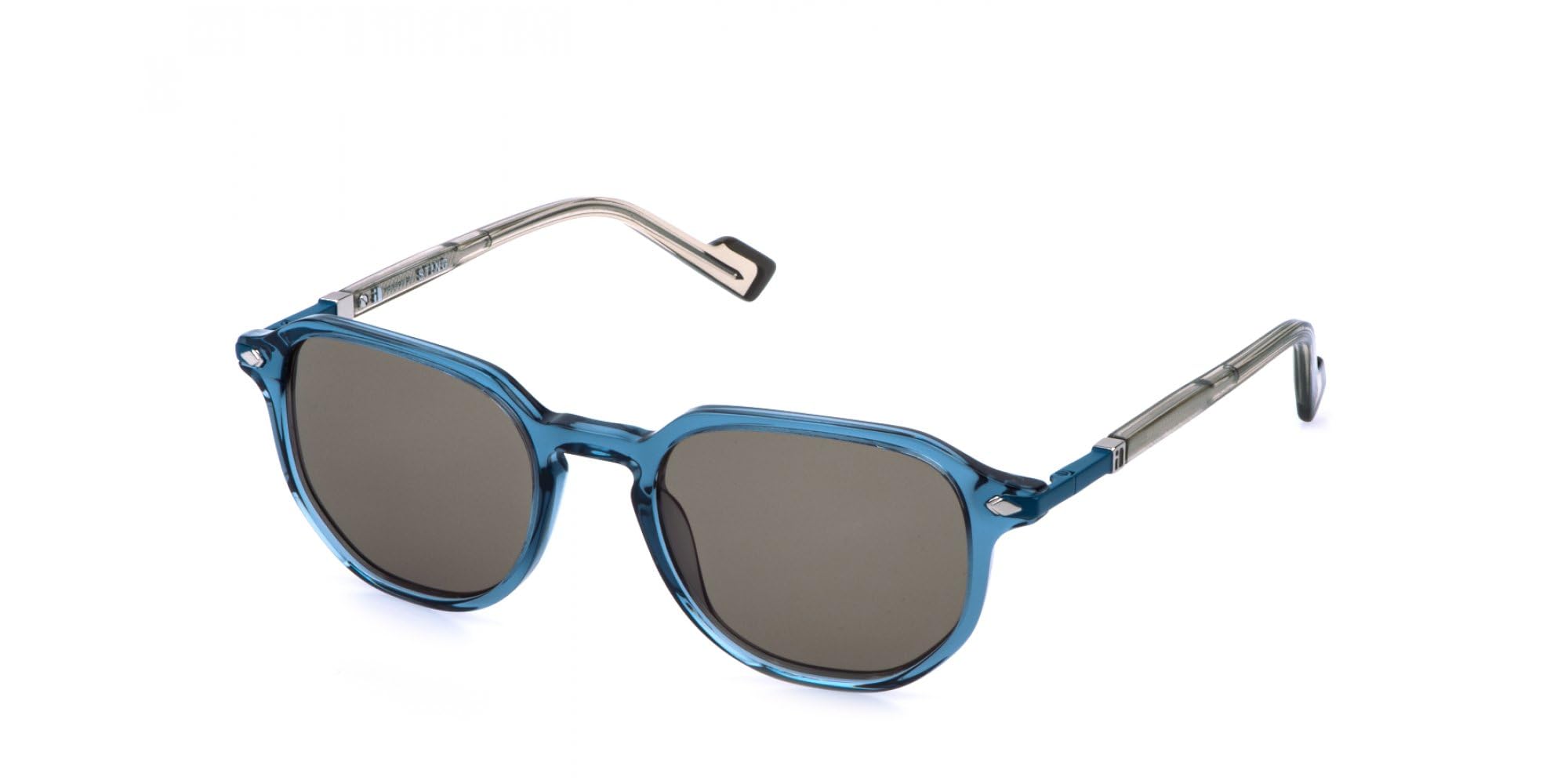 Sting, gafas de sol (SST601), color: SHINY TRANSP.BLUE (BROWN), 51/20/140, (Male)