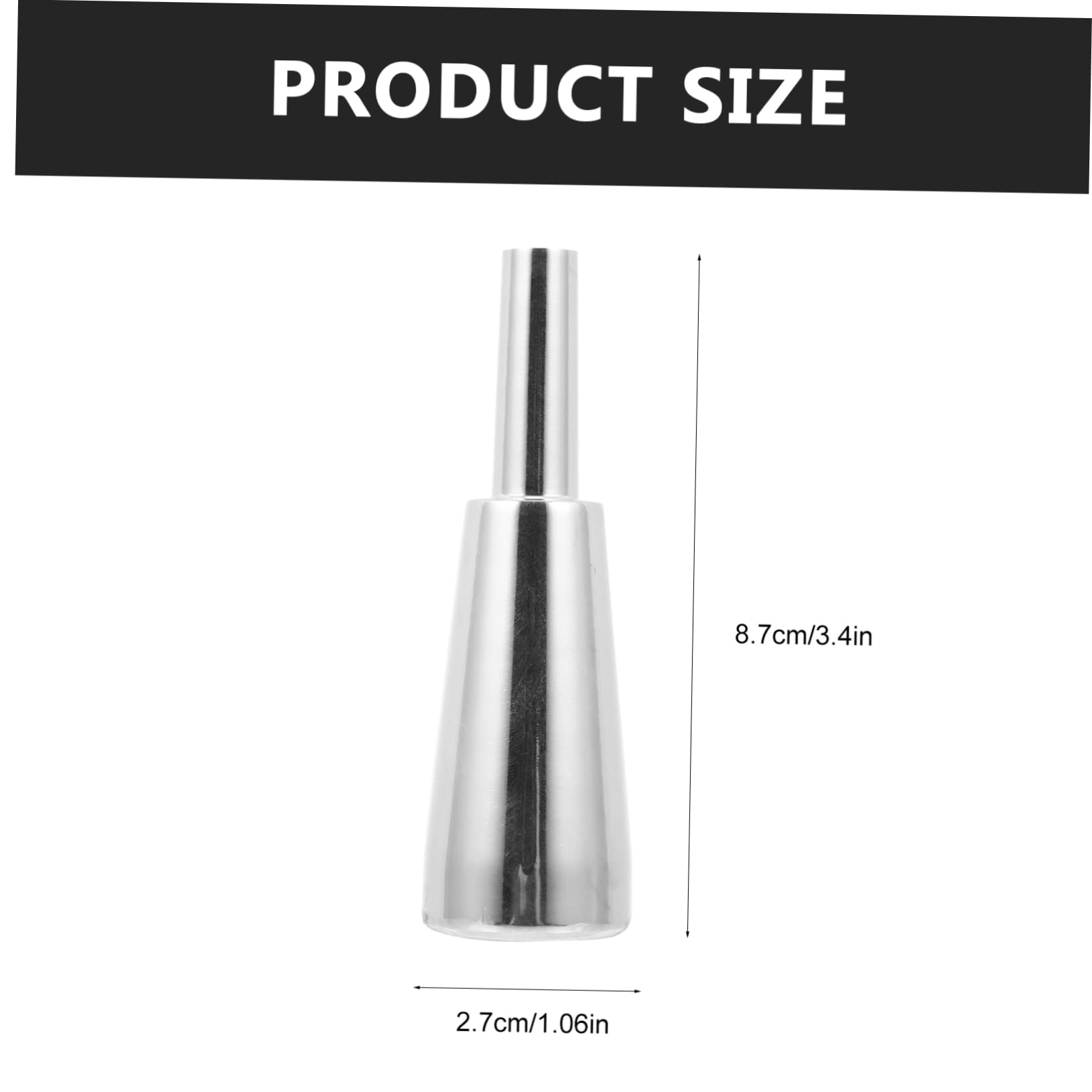 ULDIGI Trumpet Mouthpiece Breath Professional Silvering Trumpet Accessory Comfortable Sturdy for Levels