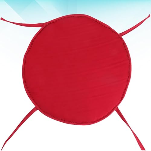 Miniatura 3 de Holibanna 1 cojín redondo para taburete de bar para cocina, comedor, cojín de asiento de 1215 pulgadas con lazos, cojines antideslizantes para sala