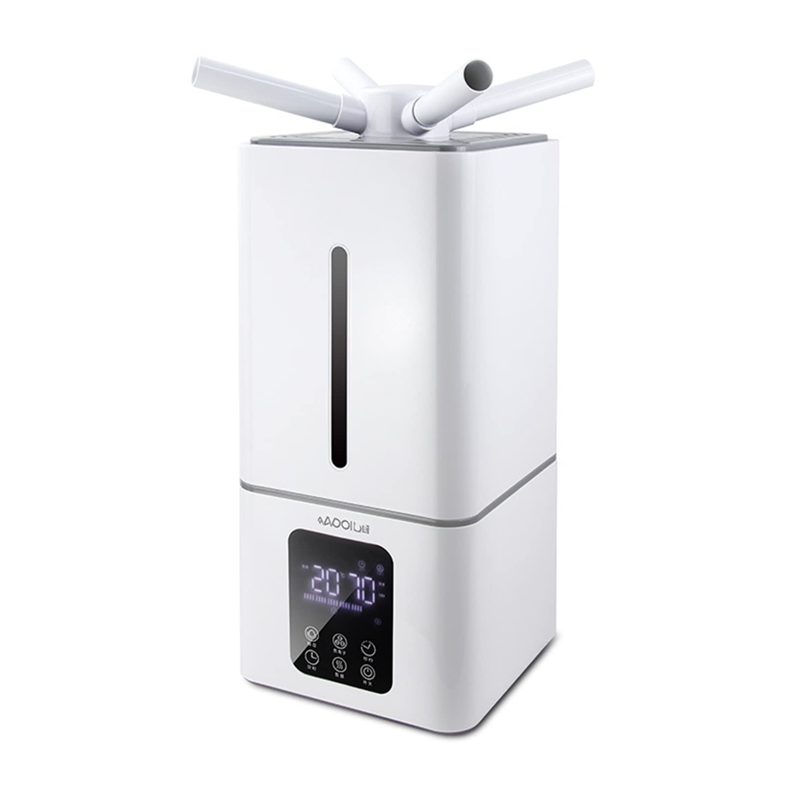 Cool Mist ultradźwiękowy nawilżacz powietrza, 13 l, do dużych pomieszczeń, 1200 m², z jonizatorem, do całego domu, szkoły, centrum handlowego, biura (kolor: inteligentna wersja)
