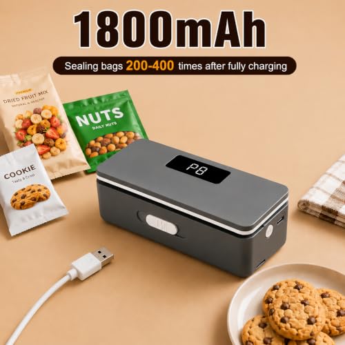 Portable Mini Bag Sealer Gray